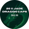 20 X JADE DRAGON CAPSULES